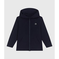 Sudadera con cremallera y capucha de felpa PETIT BATEAU image