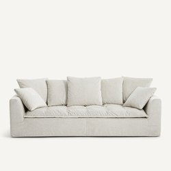 Sofá em veludo de linho, Otavia AM.PM image