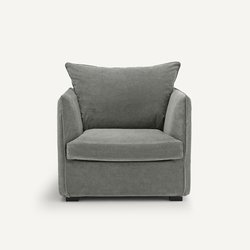 Sillón de terciopelo stonewashed, Neo Chiquito AM.PM image