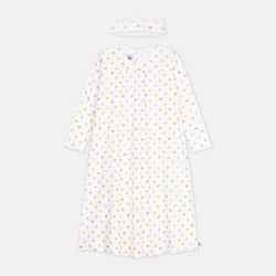Chemise de nuit princesse avec diadème en coton PETIT BATEAU image