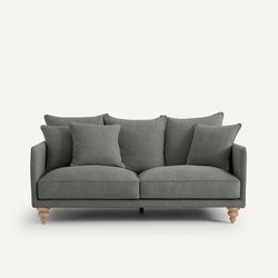 Divano compatto in cotone/lino, Lazare AM.PM image