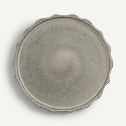 Lot 4 assiettes plates grès émail réactif, Arigato AM.PM image