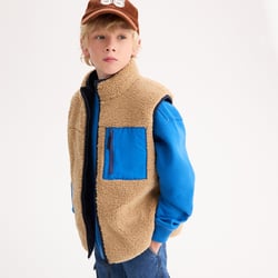 Blouson sans manches réversible en sherpa LA REDOUTE COLLECTIONS image