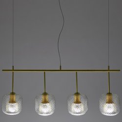 Suspension ligne 4 globes, Mistinguett AM.PM image