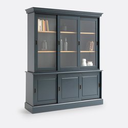 Poiret Solid Pine 6-Door Cabinet LA REDOUTE INTERIEURS image