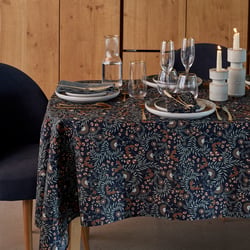 Majari Washed Cotton Patterned Tablecloth LA REDOUTE INTERIEURS image