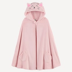 Cape d'intérieur à capuche, en polaire, motif chat LA REDOUTE COLLECTIONS image