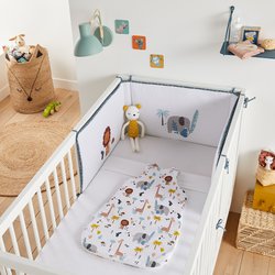 Paracolpi letto in cotone stampato, Henri LA REDOUTE INTERIEURS image