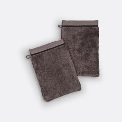 Set van 2 washandjes Victor 675 gr/m2 LA REDOUTE INTERIEURS image
