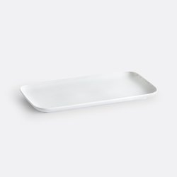 Bandeja de tarta rectangular, porcelana, Atola LA REDOUTE INTERIEURS image