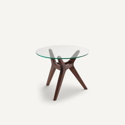 Table basse noyer ø50 cm, Maricielo AM.PM image
