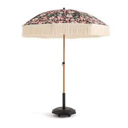 Sombrilla estampada con flecos, Larna LA REDOUTE INTERIEURS image