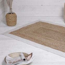 Tapis de salon bicolore uni coton SLOW LIFE RINA TODAY image
