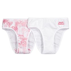 Set van 2 slips in katoen, made in France LA REDOUTE COLLECTIONS image
