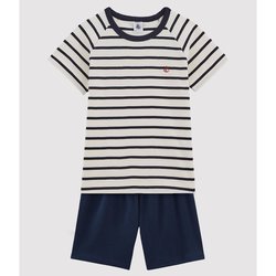Striped Short Pyjamas PETIT BATEAU image