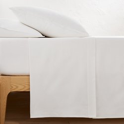 Clara 100% Cotton Flannel Flat Sheet LA REDOUTE INTERIEURS image