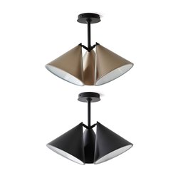 Moke 3-Cone Metal Ceiling Light AM.PM image
