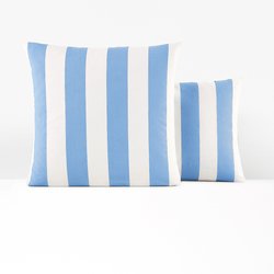 Kissenbezug Hendaye blau, Baumwolle LA REDOUTE INTERIEURS image