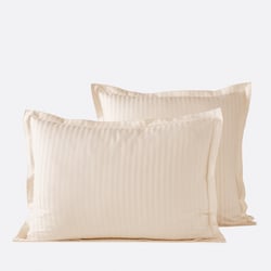 Galor Striped Cotton Satin Pillowcase, 500 Thread Count AM.PM image