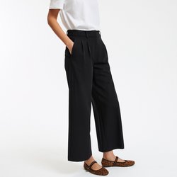 Pantalon raccourci, large à pinces LA REDOUTE COLLECTIONS image