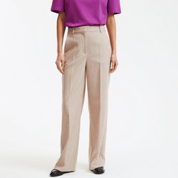 Loose Fit Trousers with High Waist and Wide Leg LA REDOUTE COLLECTIONS image