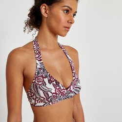 Pique Halterneck Bikini Top LA REDOUTE COLLECTIONS image