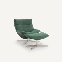 Sillón relax giratorio Wesley con reposapiés AM.PM image