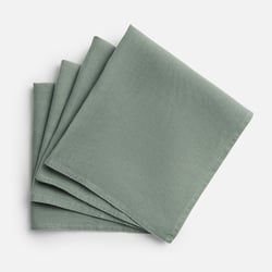 Set of 4 Victorine Best Quality Linen Napkins LA REDOUTE INTERIEURS image