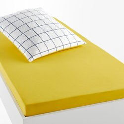 Простыня натяжная из хлопка с клапаном 25 см, Marvin LA REDOUTE INTERIEURS image