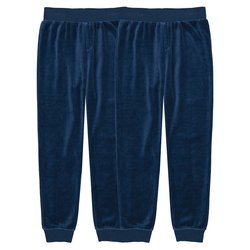 Lote de 2 pantalones de pijama aterciopelados LA REDOUTE COLLECTIONS image