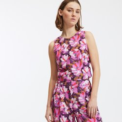 Top sans manches à nouer au dos, imprimé floral LA REDOUTE COLLECTIONS image