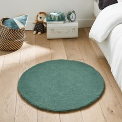 Renzo Small Round Tufted 100% Cotton Rug LA REDOUTE INTERIEURS image