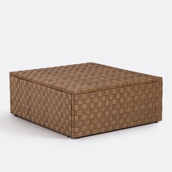 Table basse de jardin, en résine tressée, Alzéna LA REDOUTE INTERIEURS image