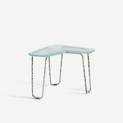Mesa de centro de vidrio y hierro, Al. 40 cm, Oasis OTTO STUDIO FOR AM.PM image