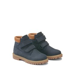 Bottines cuir à scratch fourrées LA REDOUTE COLLECTIONS image