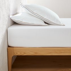 Lenzuolo con angoli in cotone egiziano balza 30 cm, Camila LA REDOUTE INTERIEURS image