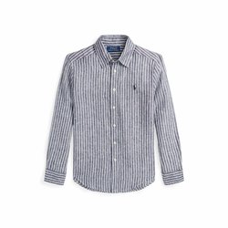 Camisa de lino a rayas de manga larga POLO RALPH LAUREN image
