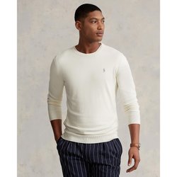 Pull col rond en coton logo brodé POLO RALPH LAUREN image