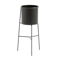 Inaya 22cm Diameter Flower Pot on Metal Stand LA REDOUTE INTERIEURS image