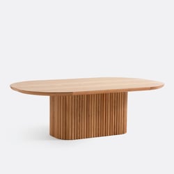 Mesa de centro, folheado de carvalho, Tamula LA REDOUTE INTERIEURS image