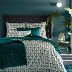 Housse de couette percale de coton, Elisa LA REDOUTE INTERIEURS image