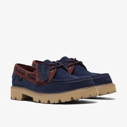 Chaussures bateau en cuir Cleyhill Boat CLARKS image