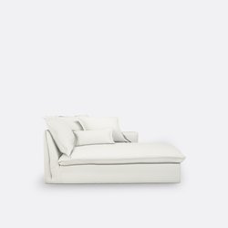 Chaise longue, em algodão/linho, Odna LA REDOUTE INTERIEURS image
