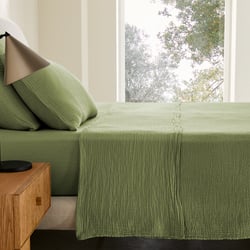 Drap plat en gaze de coton biologique, Yafa AM.PM image