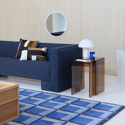 Set of 2 Mendo side tables in tempered glass LA REDOUTE INTERIEURS image