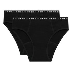 Lote de 2 cuecas menstruais, fluxo médio, para adolescentes DIM image