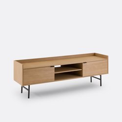 Long meuble TV/hifi chêne L175 cm, Volga LA REDOUTE INTERIEURS image