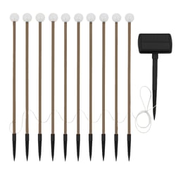 Lot de 10 boules solaires à piquer LOLLY LUMISKY