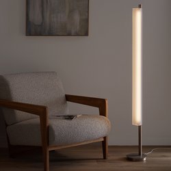 Lampadaire verre sablé design Gallina, Strozzi AM.PM image