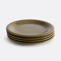 Lot de 4 assiettes plates, grès émaillé, Toria LA REDOUTE INTERIEURS image